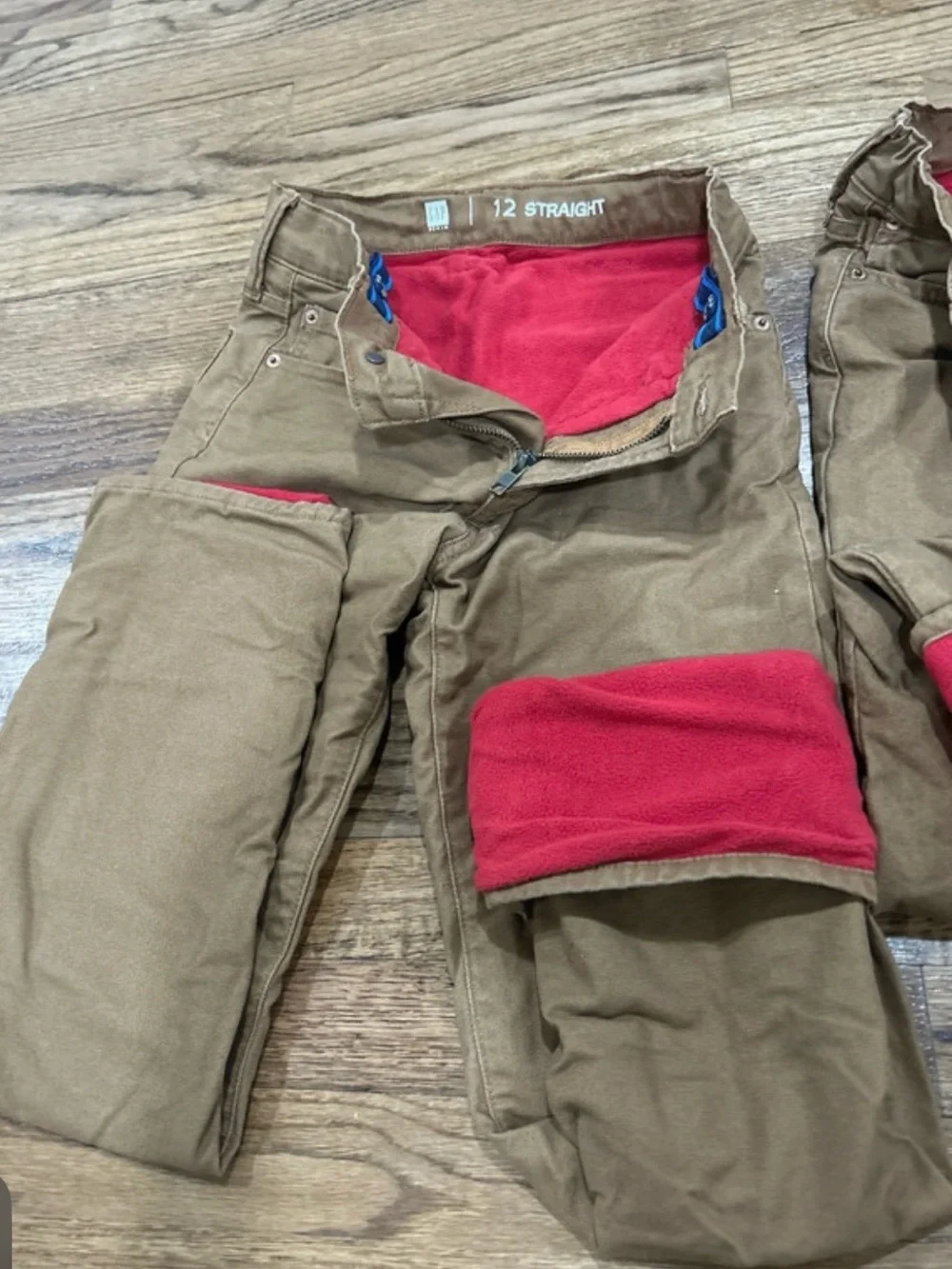 Kids bundle fleece lined  pants size 12